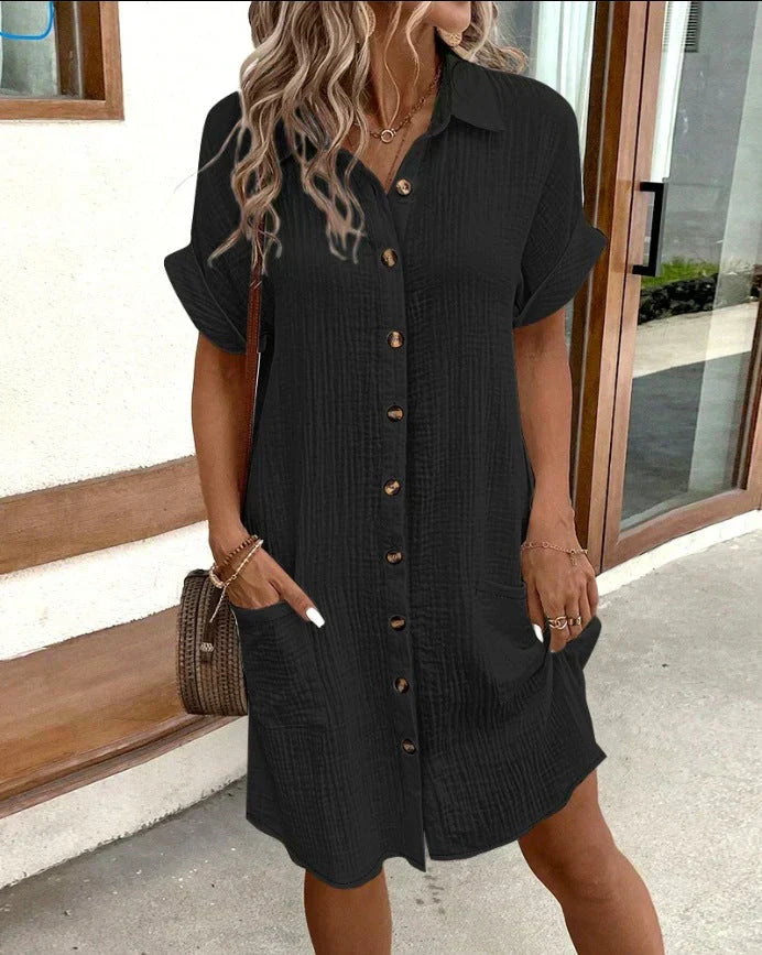 Aria – Klassisches Poloshirt-Kleid für den Alltag
