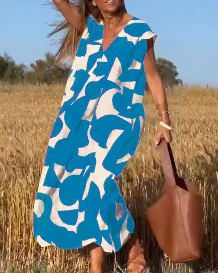 Aria™ – Stilvolles bedrucktes Kleid