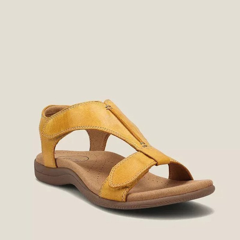 Frieda™ | Orthoflex Leder Sandale