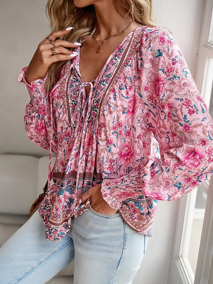 Helena™ | Sommerliches Blumenmuster-Top