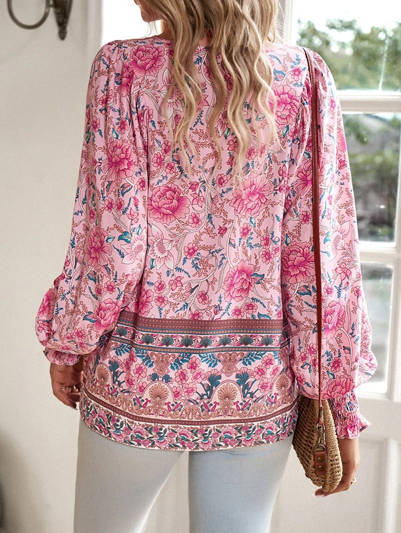 Helena™ | Sommerliches Blumenmuster-Top