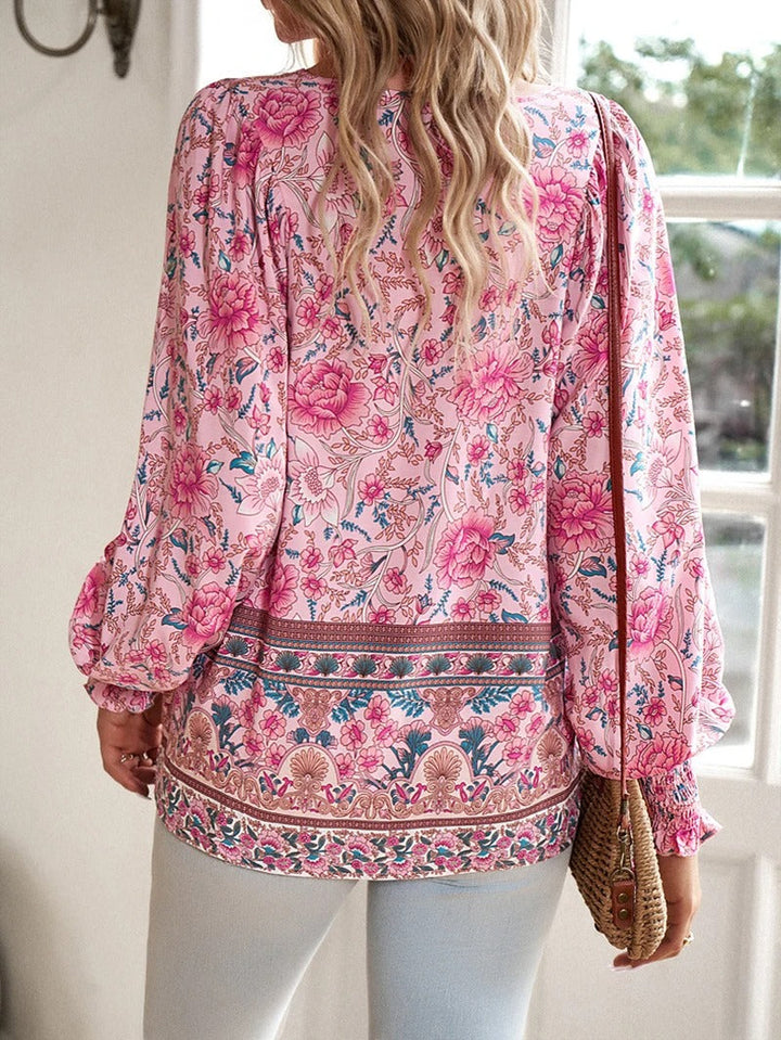 Helena™ | Sommerliches Blumenmuster-Top
