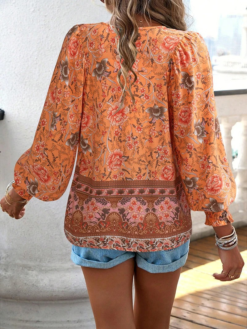 Helena™ | Sommerliches Blumenmuster-Top