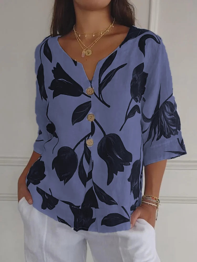 Lena | Bluse mit Blumen