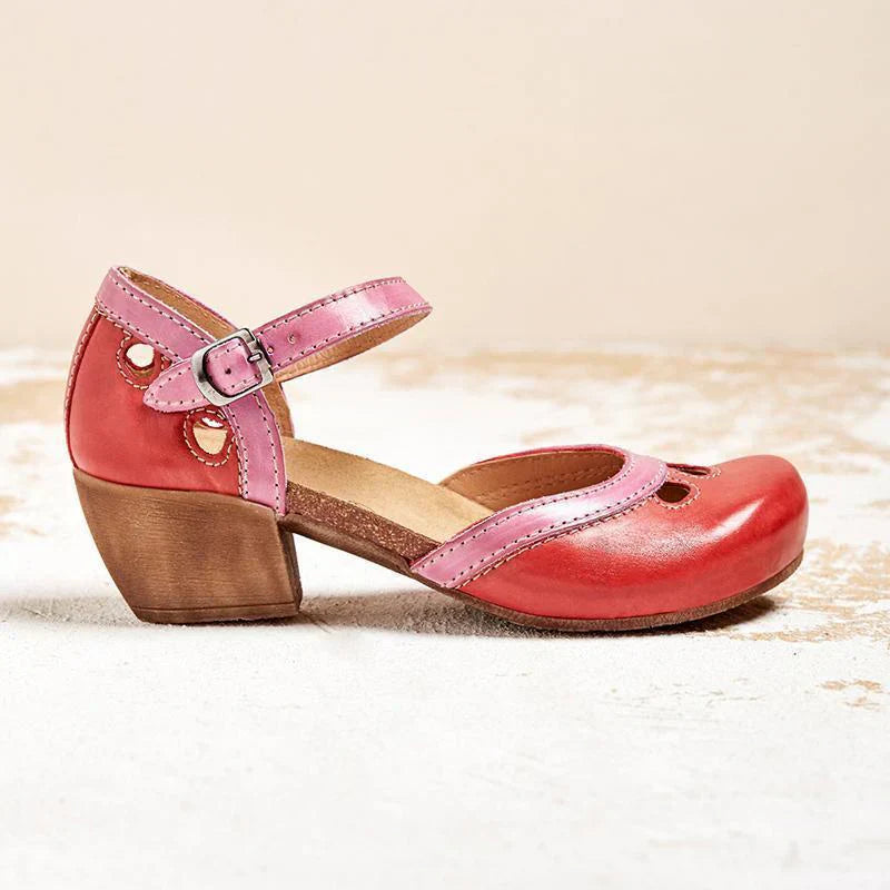Fria | Bequeme Sandalen mit niedrigem Absatz