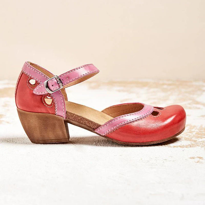 Fria | Bequeme Sandalen mit niedrigem Absatz