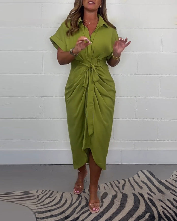 Valerie | Elegantes Plisseekleid