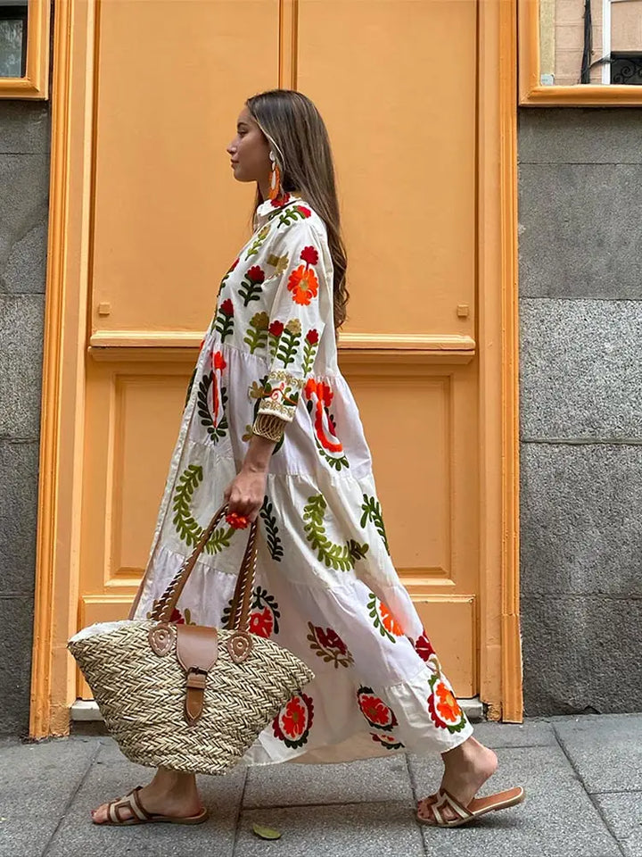 Käthe | Lässiges Patchwork-Kleid