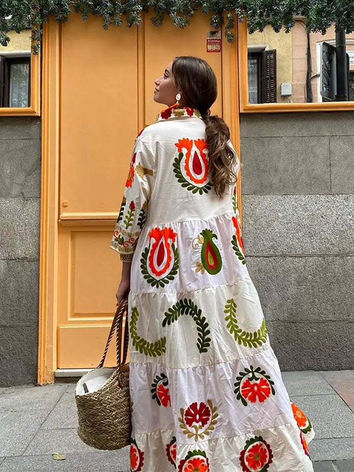 Käthe | Lässiges Patchwork-Kleid