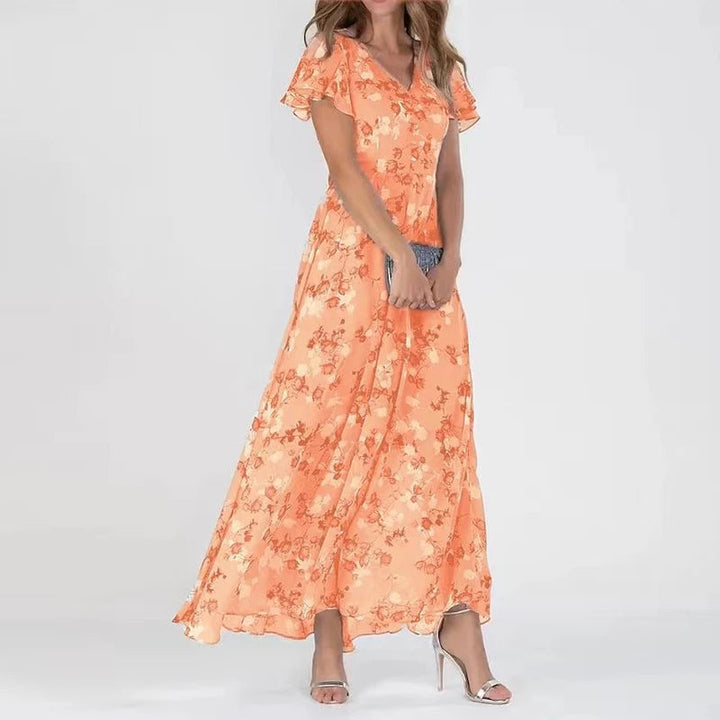 Sofia™ | Blumenkleid mit Volantärmeln