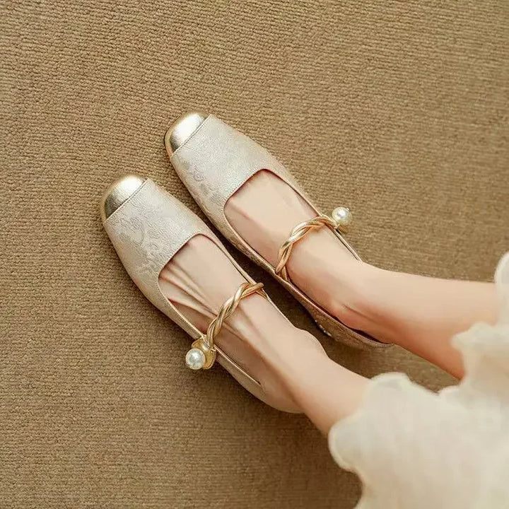 MARENNA | ELEGANTE FLACHE SCHUHE IM VINTAGE-LOOK