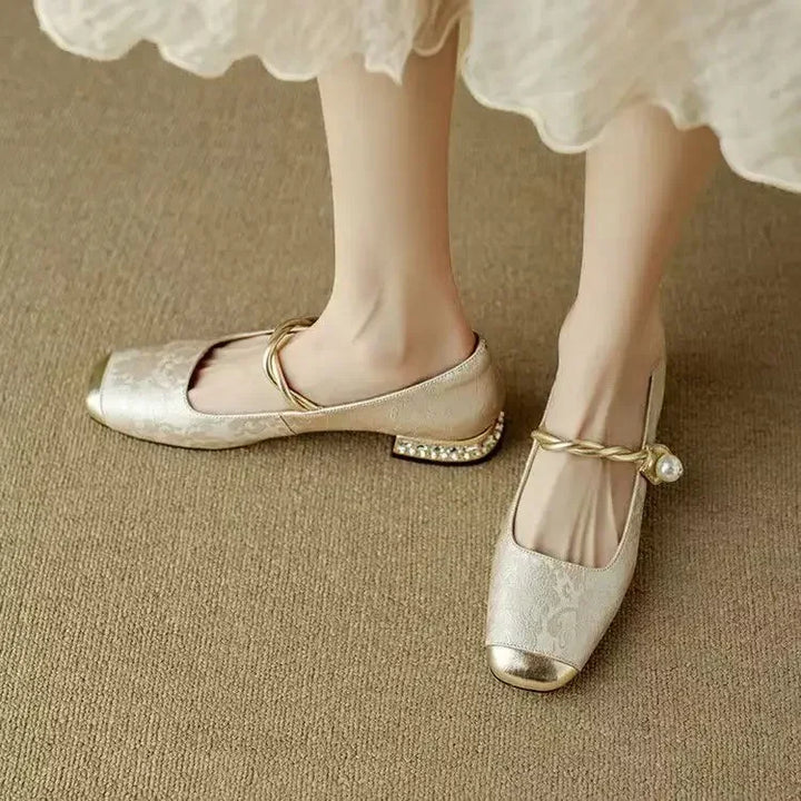 MARENNA | ELEGANTE FLACHE SCHUHE IM VINTAGE-LOOK