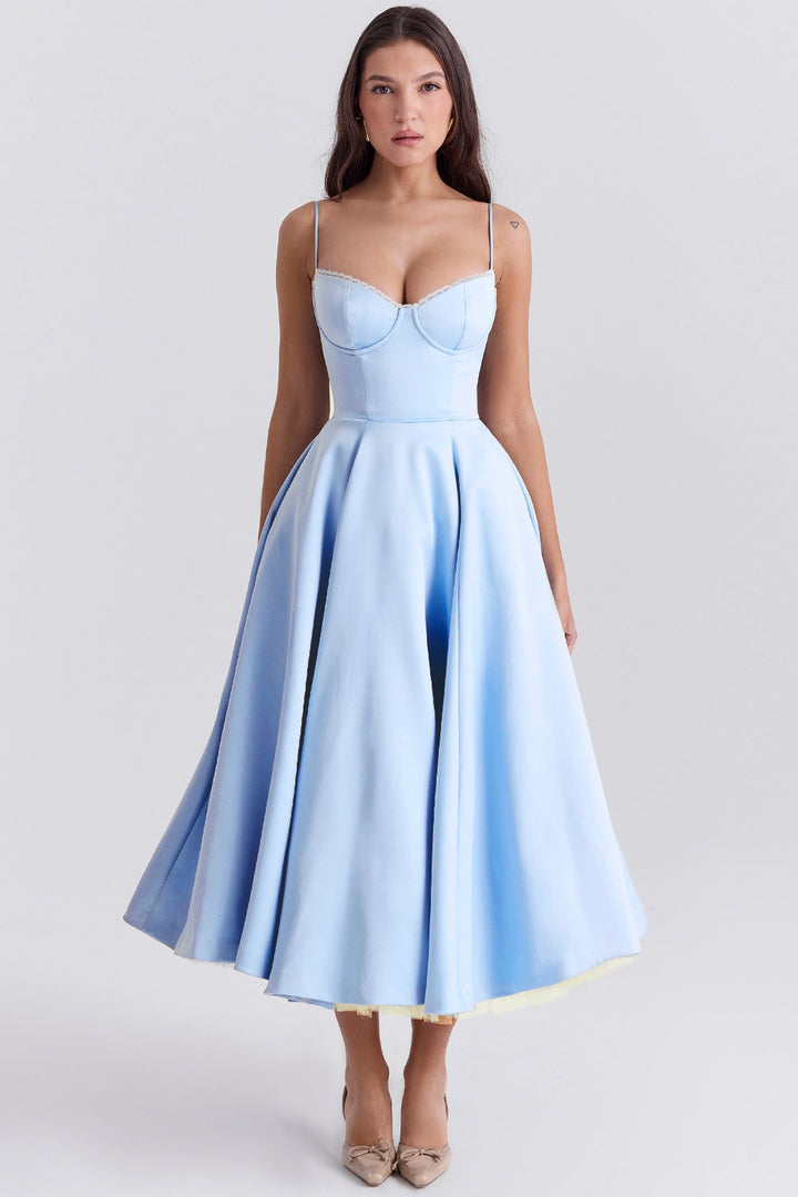 Cindy Tüll Midi Kleid