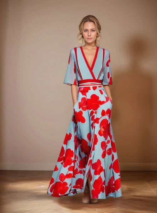 Quendolin | Kleid mit Blumenprint
