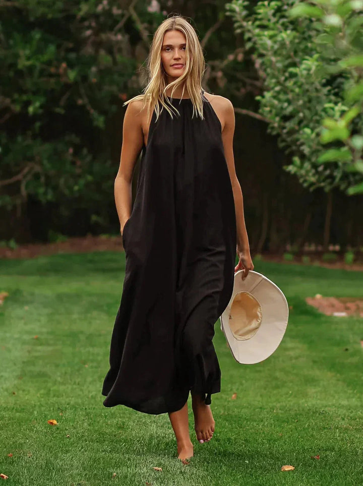 Corset-Kleid - Leinen und Baumwolle