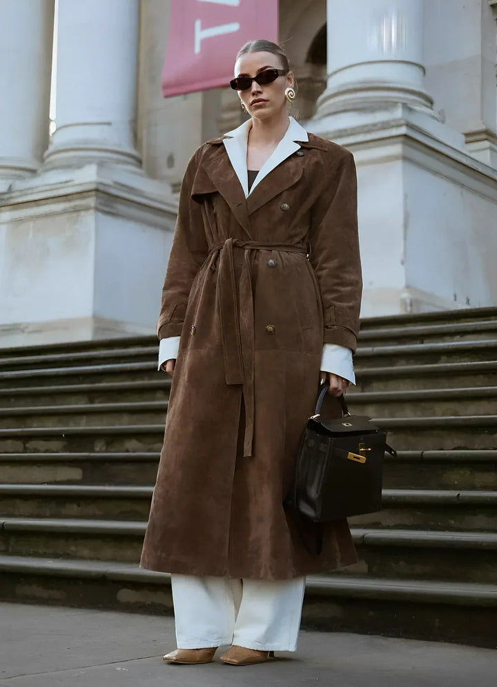 Helena™ | Wildleder Mantel
