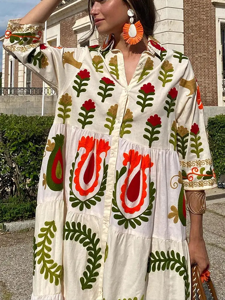 Käthe | Lässiges Patchwork-Kleid