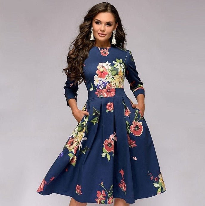 SIBYLLE I FLORAL KLEID