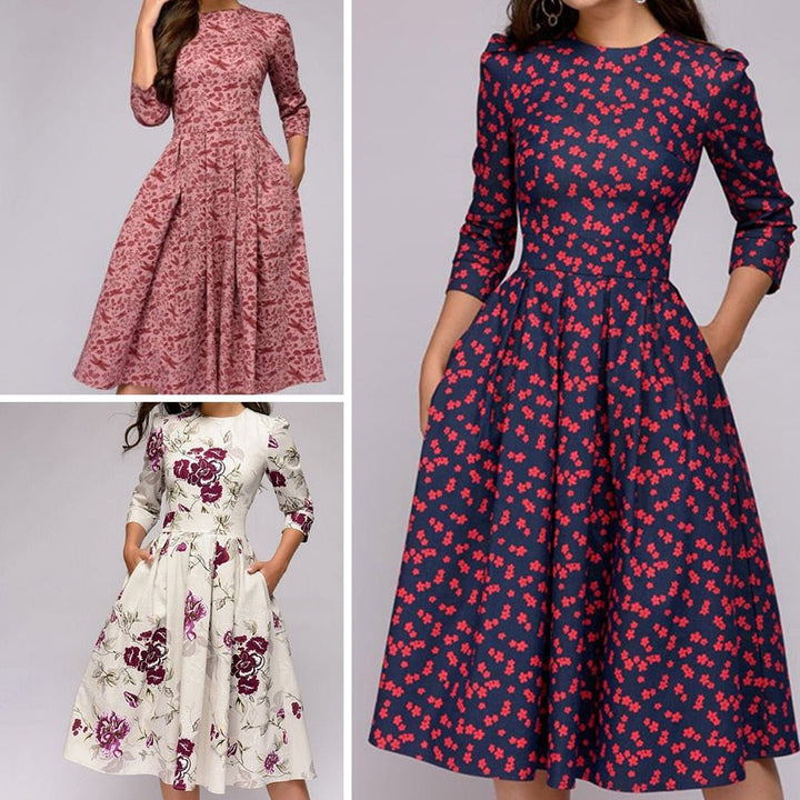 SIBYLLE I FLORAL KLEID