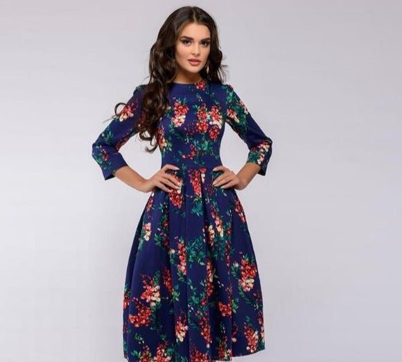 SIBYLLE I FLORAL KLEID