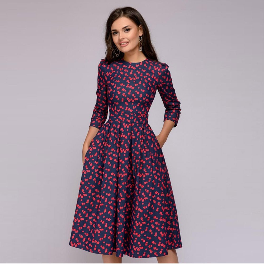 SIBYLLE I FLORAL KLEID