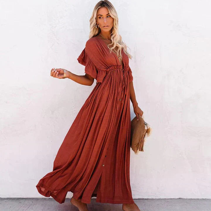 Julie™ - Lange Strandkleid