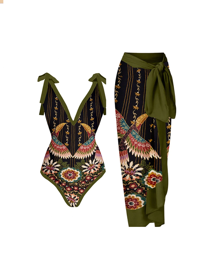 SYBILLEIN | Bedrucktes Badeanzugset