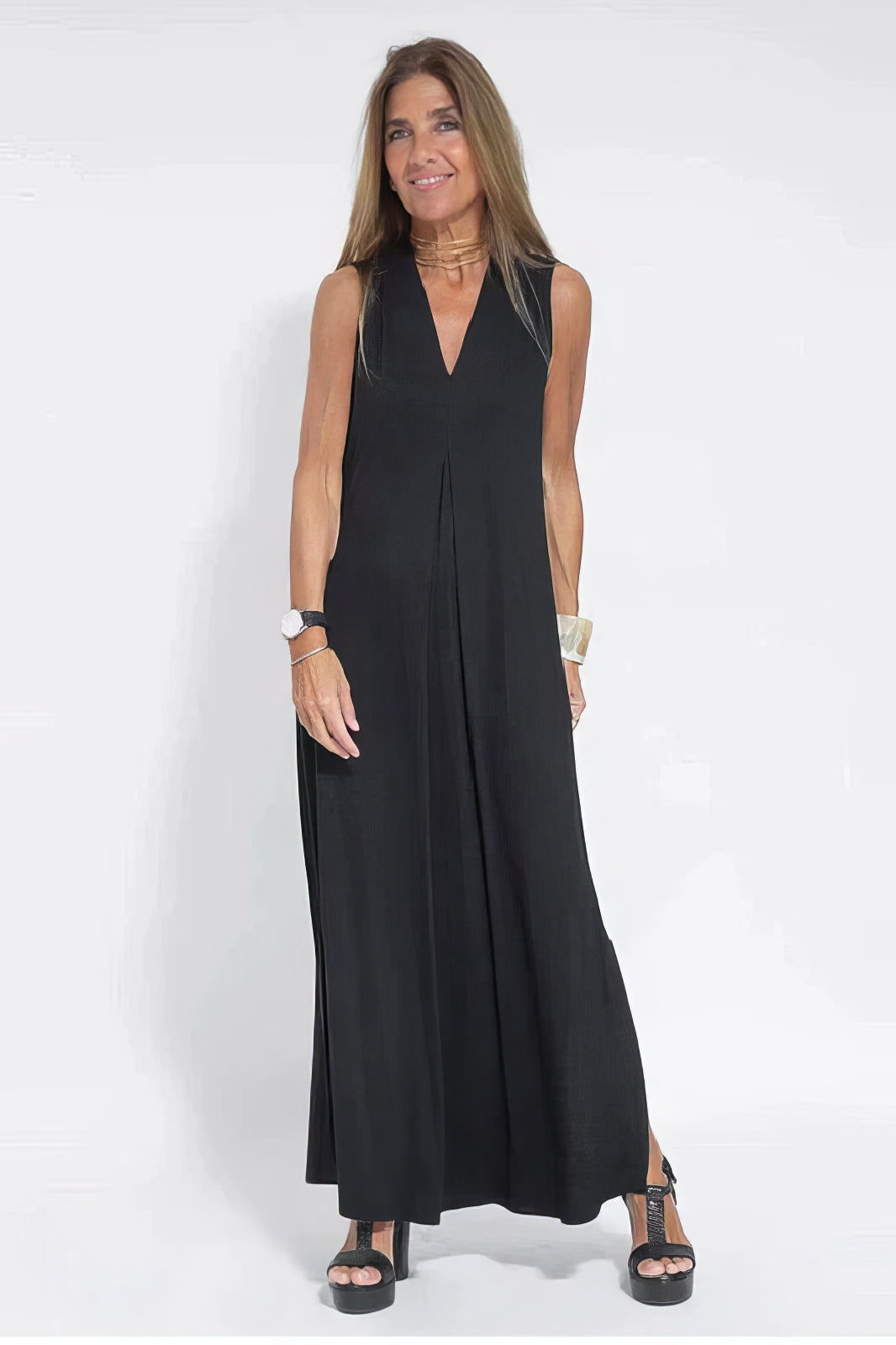 ELISE | Elegantes langes Kleid mit passenden Cardigan inklusive