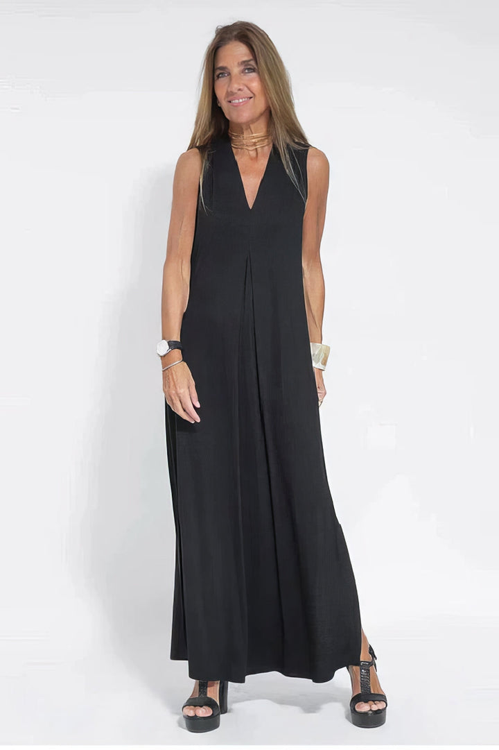 ELISE | Elegantes langes Kleid mit passenden Cardigan inklusive