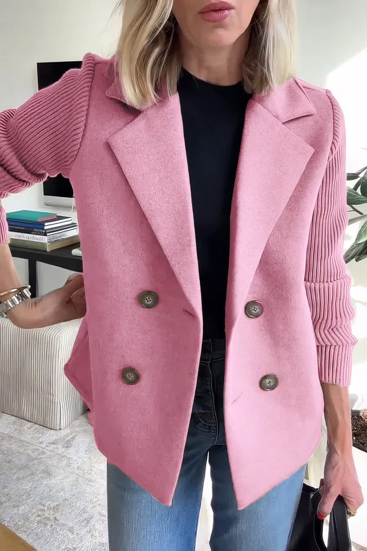 CLAIRE | Patchwork Cardigan in Jeans