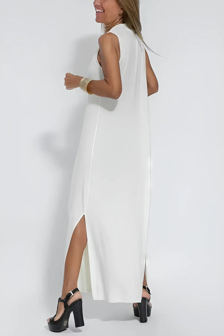 ELISE | Elegantes langes Kleid mit passenden Cardigan inklusive