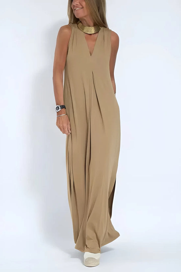 ELISE | Elegantes langes Kleid mit passenden Cardigan inklusive