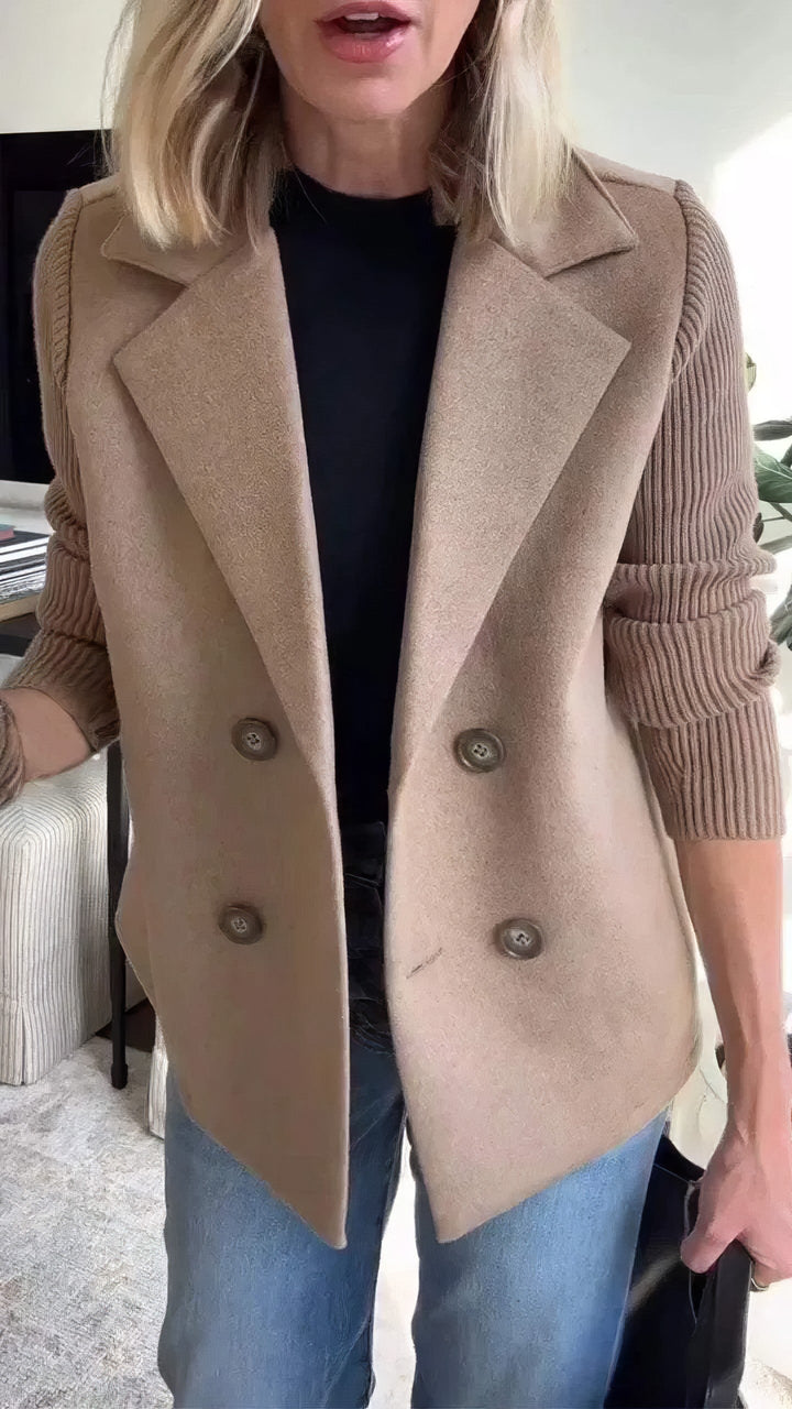 CLAIRE | Patchwork Cardigan in Jeans
