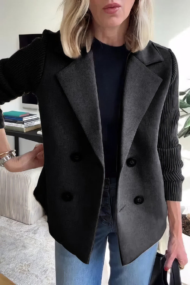 CLAIRE | Patchwork Cardigan in Jeans