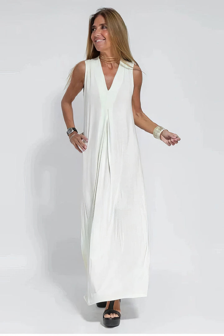 ELISE | Elegantes langes Kleid mit passenden Cardigan inklusive