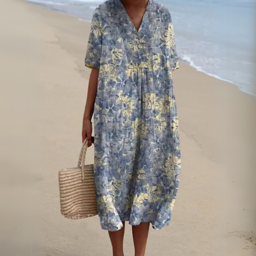 Irene | Leichtes Sommerkleid mit floraler Note