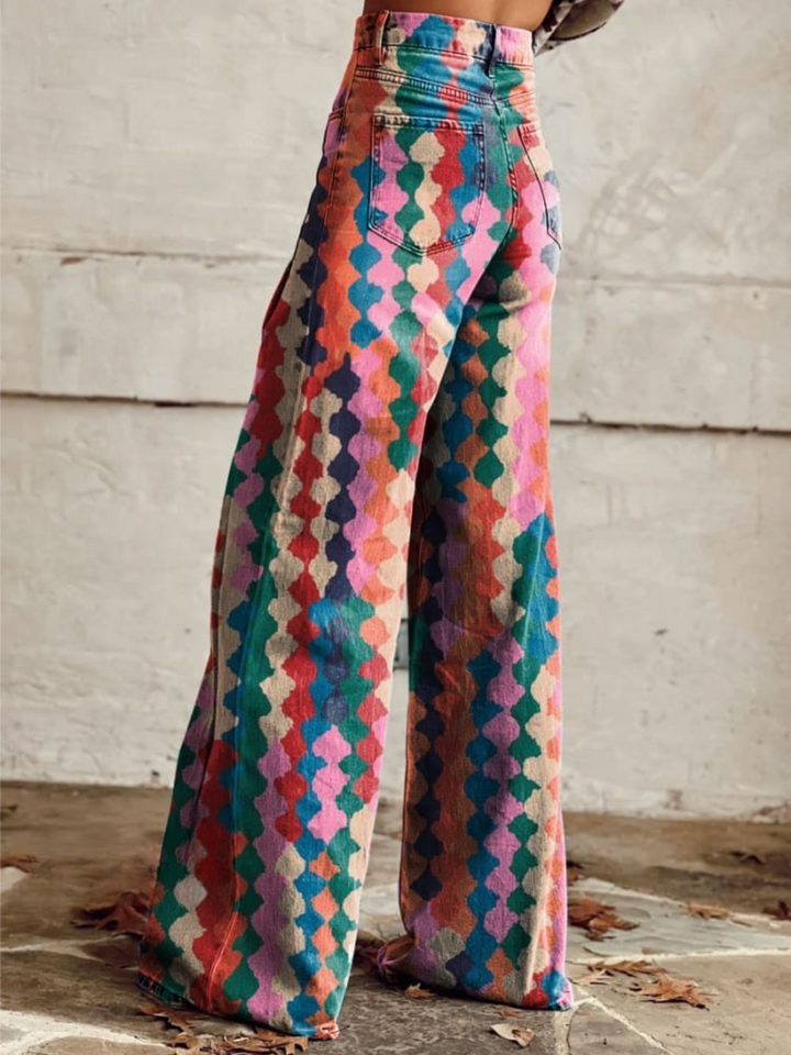 Evelyn | Flare-Hose aus Premium-Material