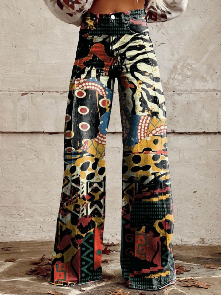 Yasmine | Handgefertigte Flare-Hose mit Stil