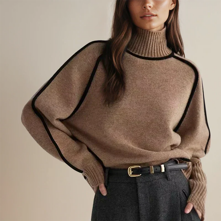 Amanda™ | Elegant Rollkragenpullover