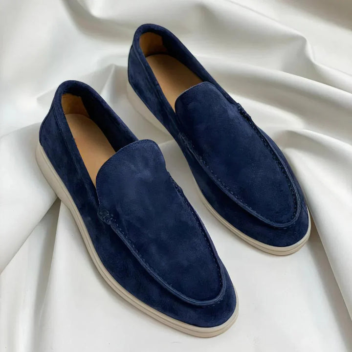 Elegante Slipper aus Veloursleder für Herren