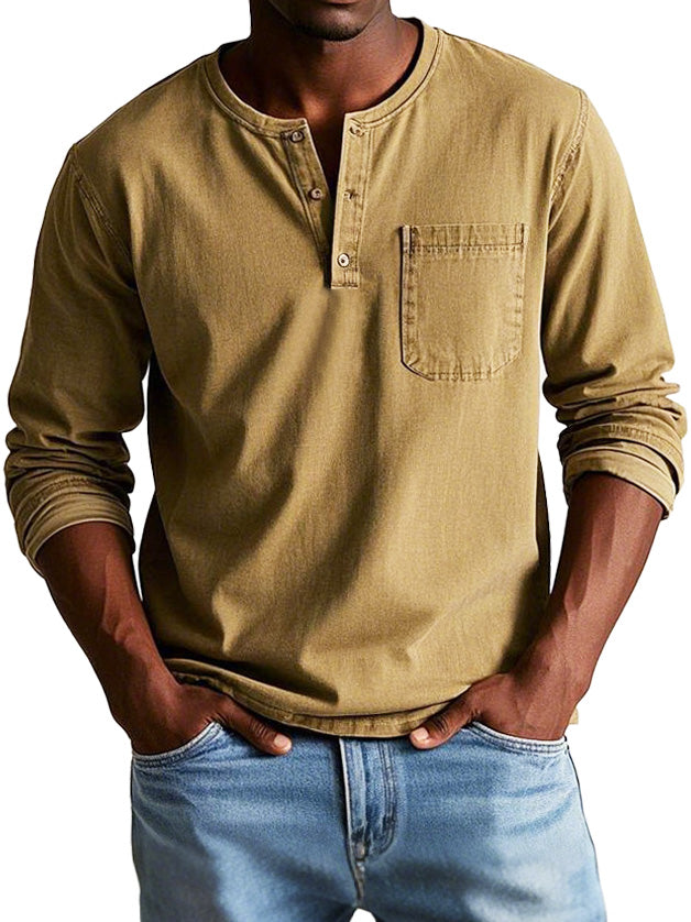 Soren™ | Vintage Langarmhemd