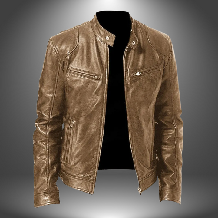 James | Handgefertigte Lederjacke für Herren