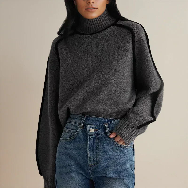 Amanda™ | Elegant Rollkragenpullover