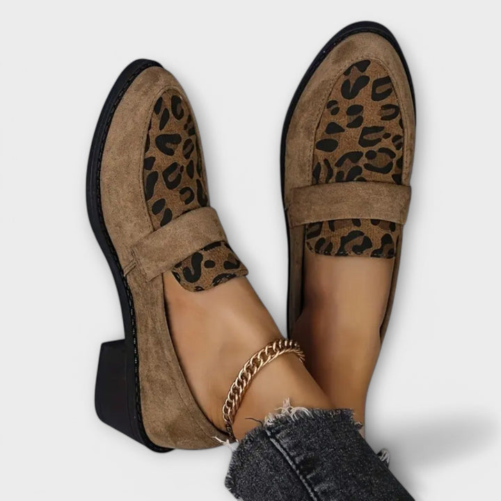 Karla | Elegante Damen Schuhe mit Leo-Print