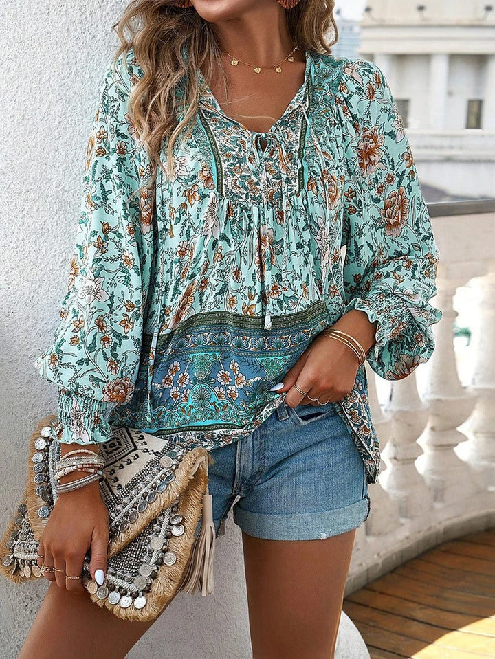 Helena™ | Sommerliches Blumenmuster-Top