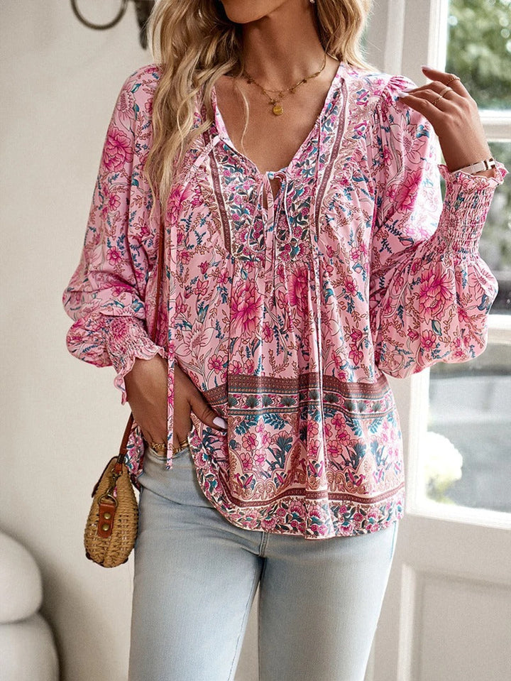 Helena™ | Sommerliches Blumenmuster-Top