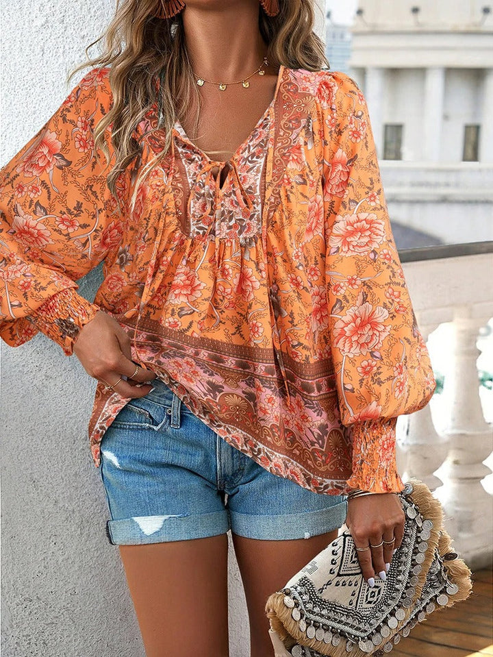 Helena™ | Sommerliches Blumenmuster-Top