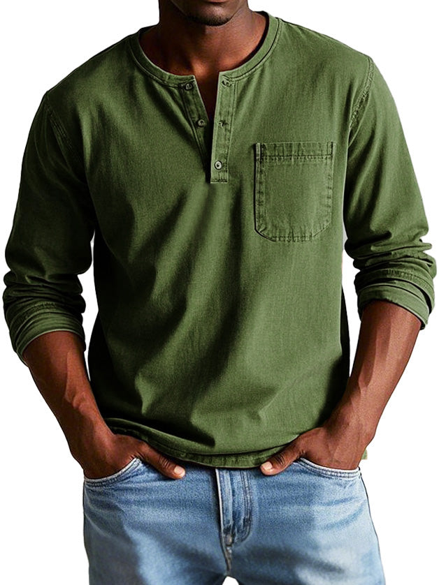 Soren™ | Vintage Langarmhemd