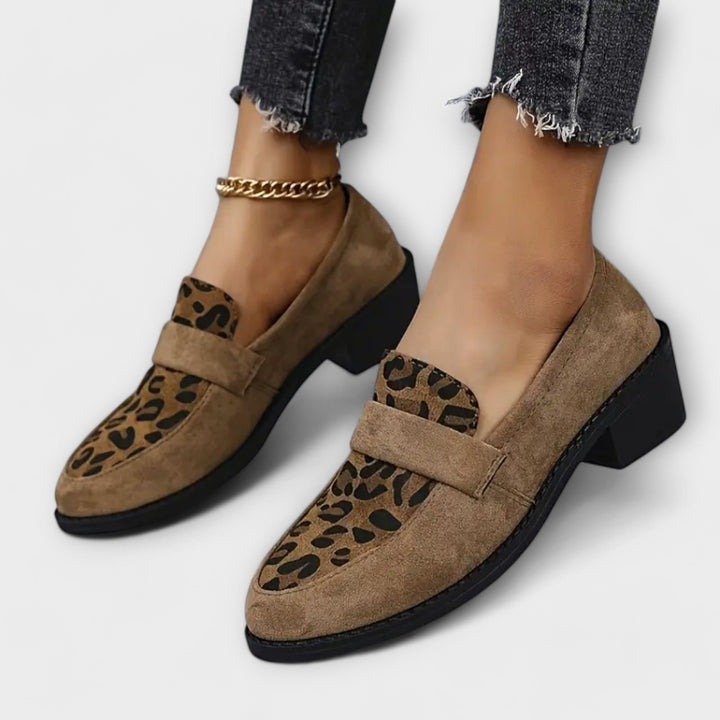 Karla | Elegante Damen Schuhe mit Leo-Print