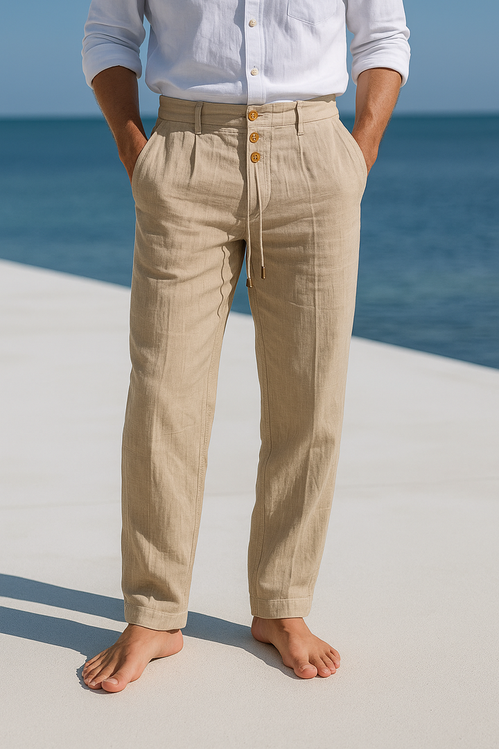 MATTEO | LEICHTE LEINEN-SOMMERHOSE